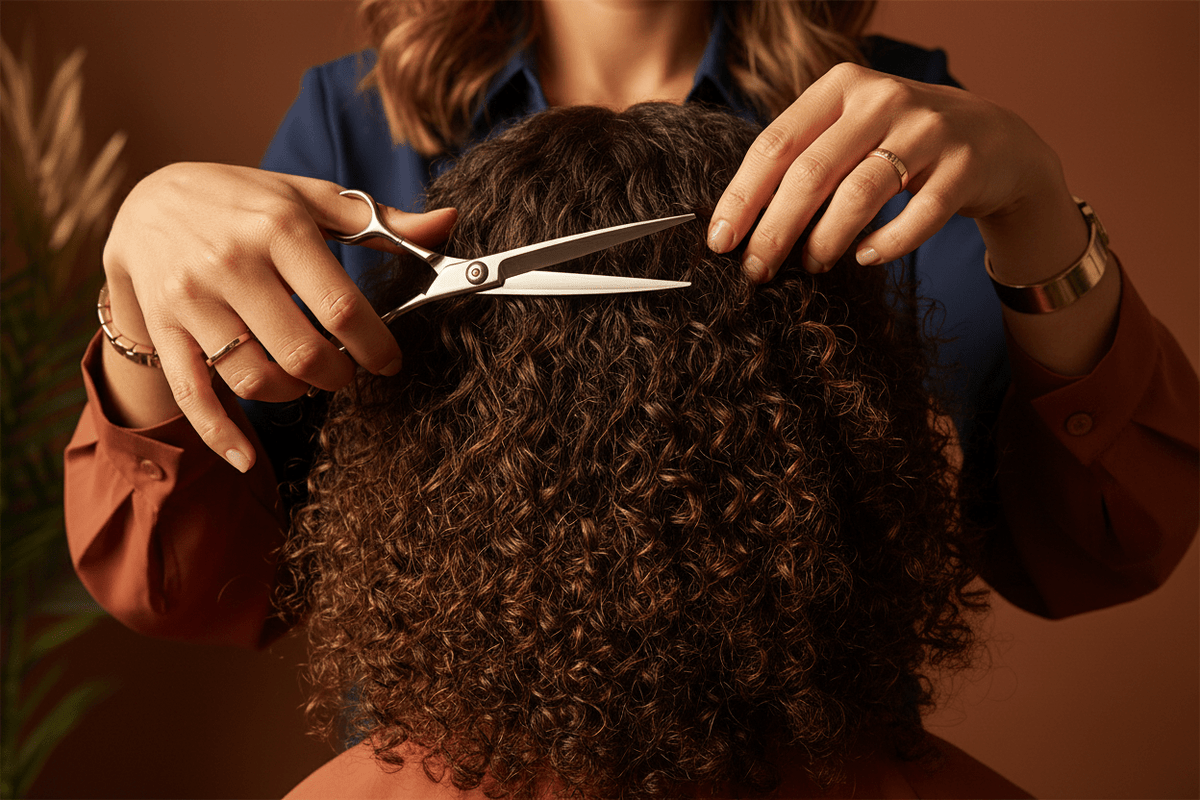 Formation pour éviter l'effet pyramide sur boucles et cheveux crépus Bild